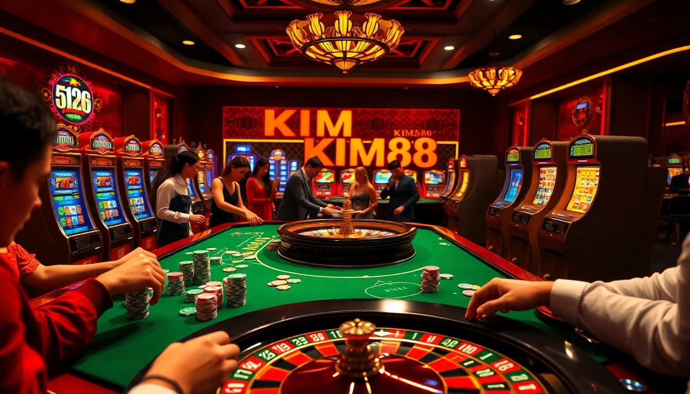Experience high-stakes excitement at the kim88 casino with vibrant tables and thrilling gameplay.