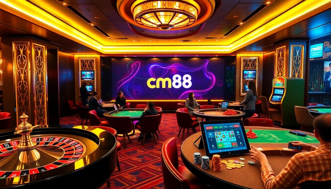 Experience thrilling games at cm88 nhà cái with luxurious casino visuals and engaging betting action.