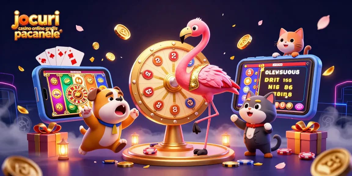 Joacă jocuri casino online gratis păcănele cu un flamingo gazdă și premii excitante!