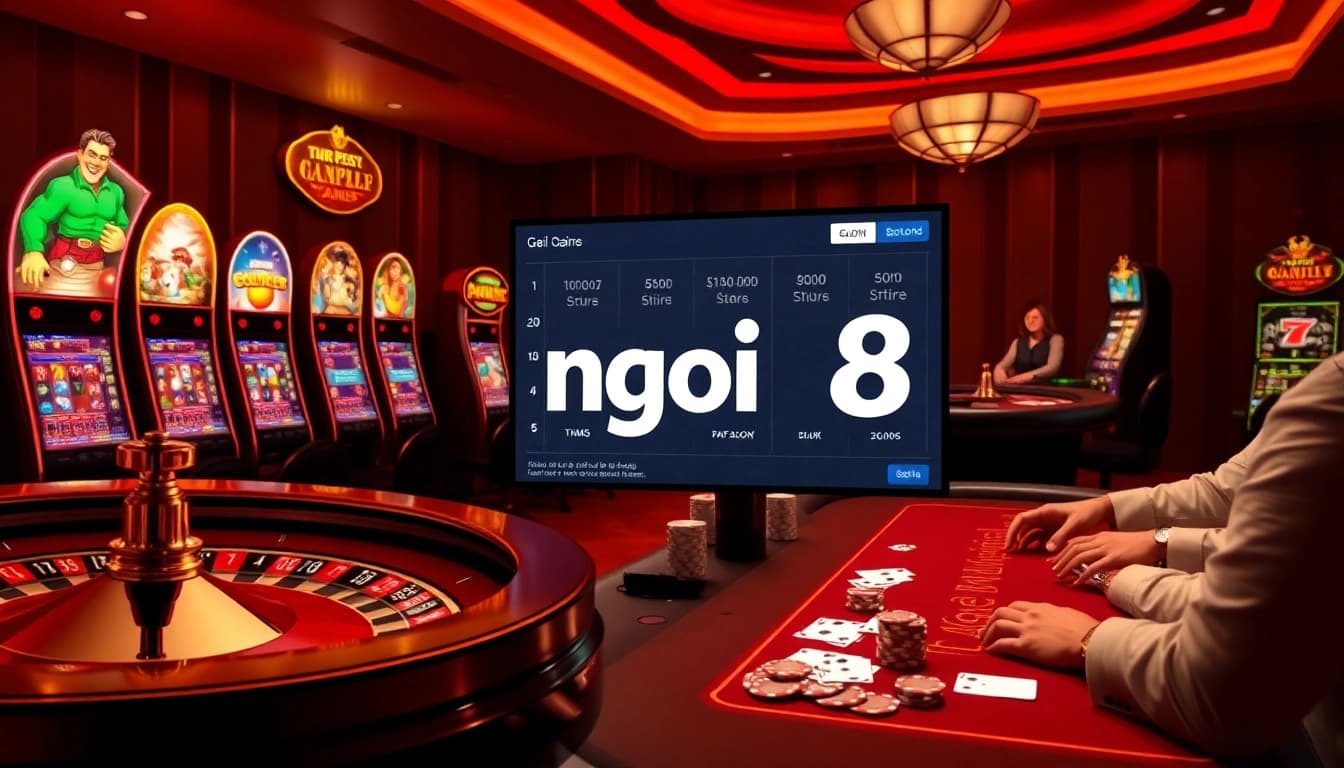 Experience the excitement of nhà cái go8 with a vibrant online casino atmosphere featuring roulette, poker, and slot machines.