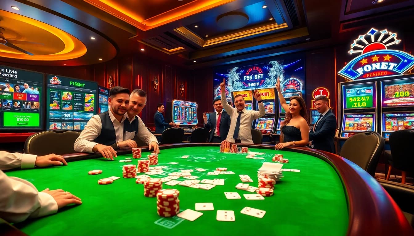 Experience the thrill of f168bet with vibrant poker games and exciting online gambling elements.