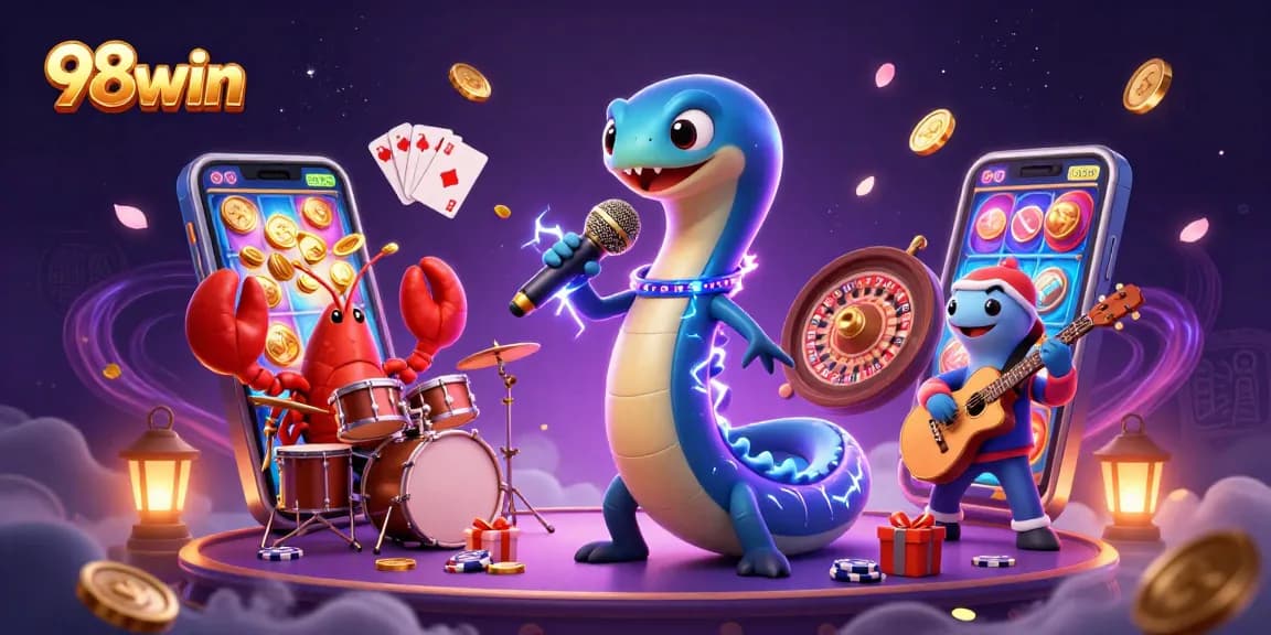 Engage in thrilling gameplay at 98win with rich casino elements like slots, cards, and more.