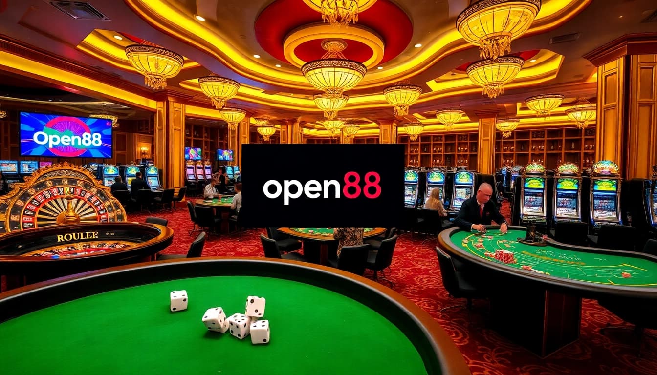 Experience the excitement at open88 with vibrant casino games and engaging players.