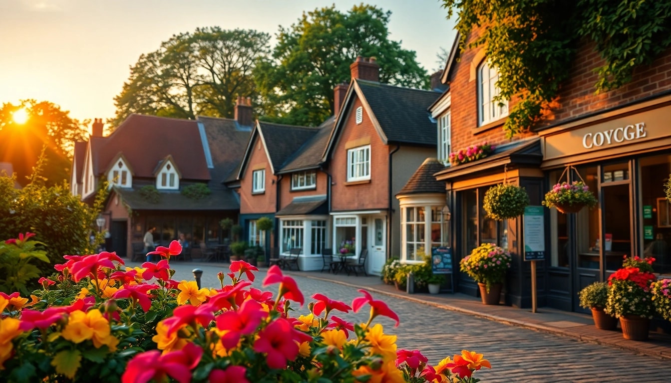 Experience the charm of Claygate with its vibrant street life and picturesque architecture.