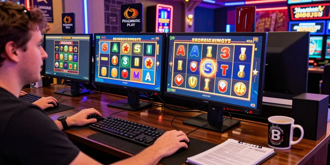 Excited player engaging with bonus buy slots at aboutderbyshire.co.uk, showcasing vibrant game graphics and casino-themed decor.