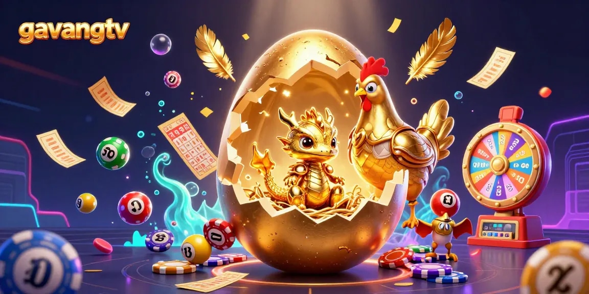 Engage with thrilling gavangtv slots featuring a golden dragon and vibrant gambling elements.
