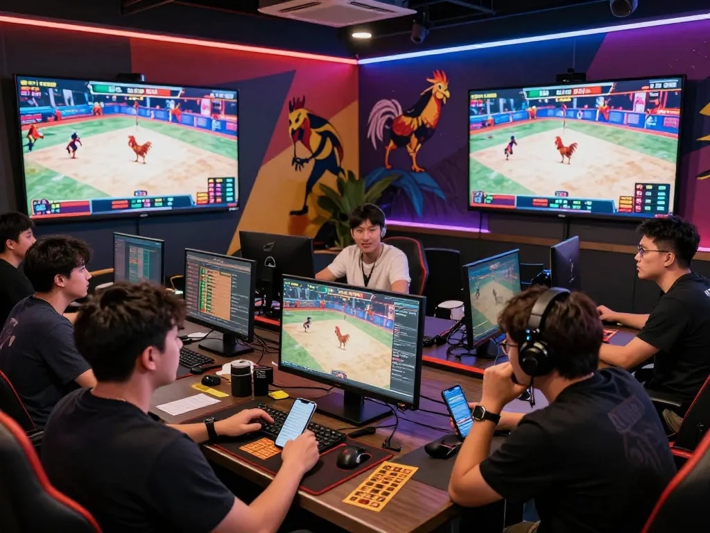Players engaging with Gavn99 online betting platform, showcasing excitement and community.
