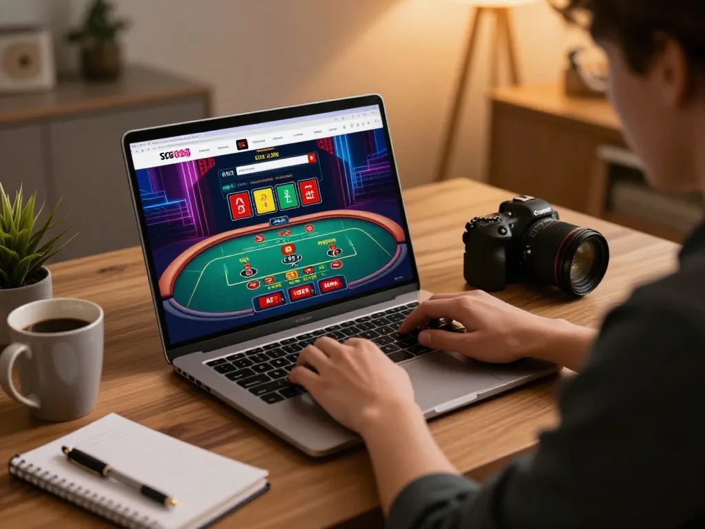 Engaging online gaming scene showcasing SC88 LINK live dealer gameplay experience.