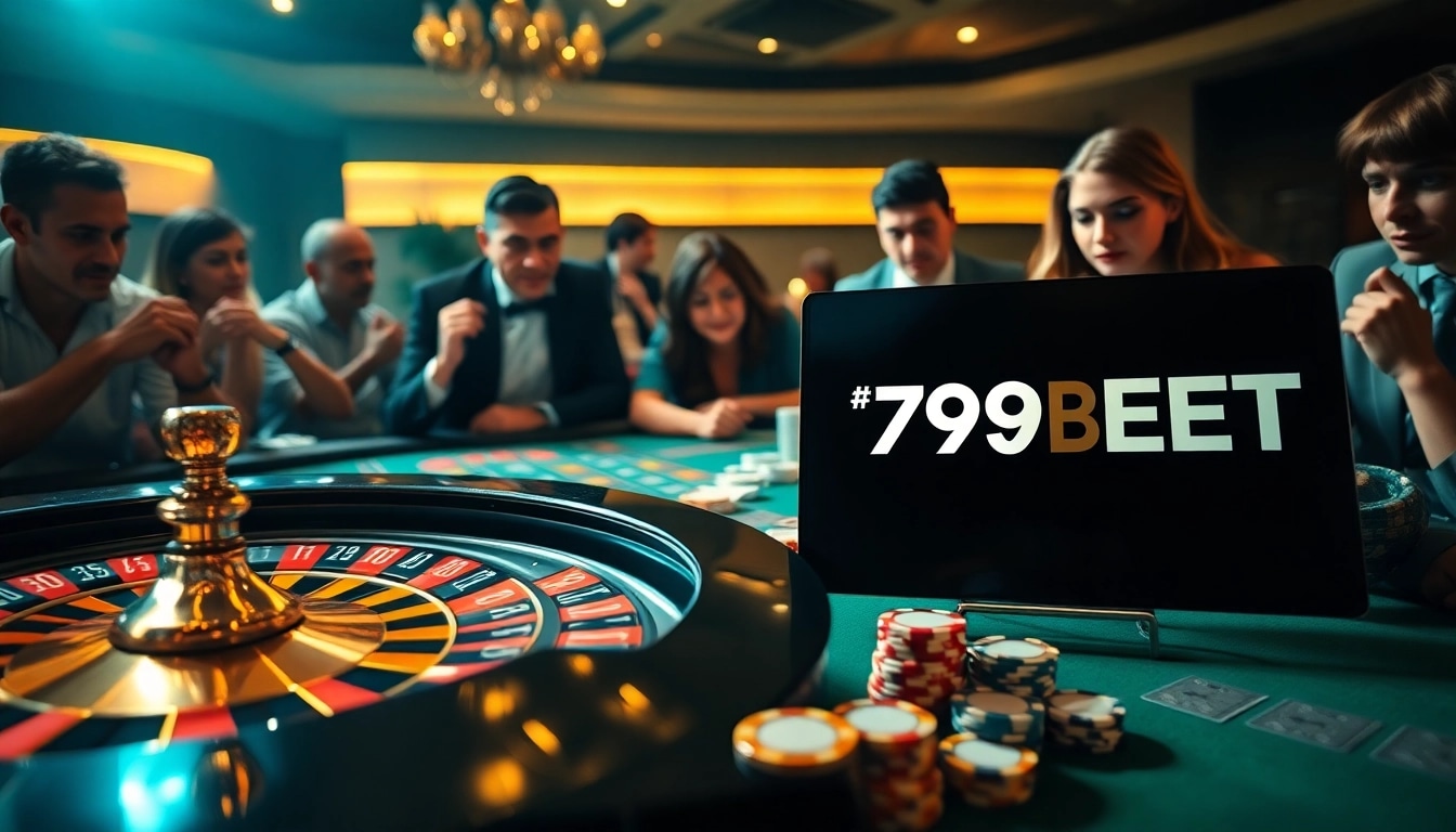 Experience winning moments with 789BET through immersive online gambling scenes featuring poker chips and roulette.