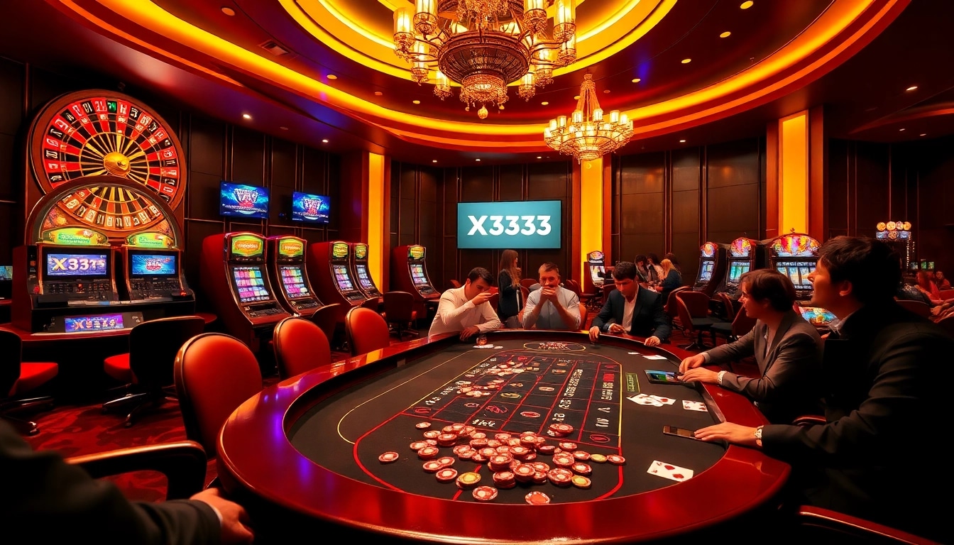 X333 brings excitement to casino experiences with vibrant slots and engaging table games.