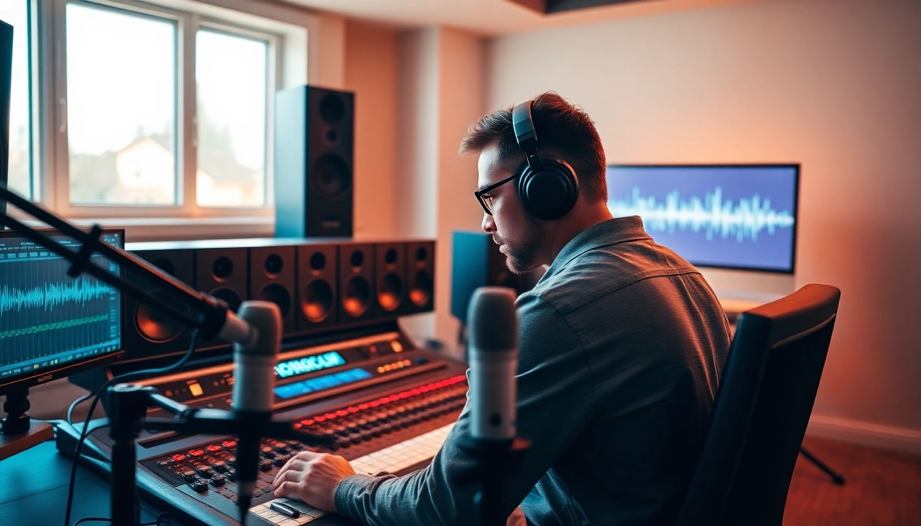Engage with online mastering services through a dedicated audio engineer in a professional studio.
