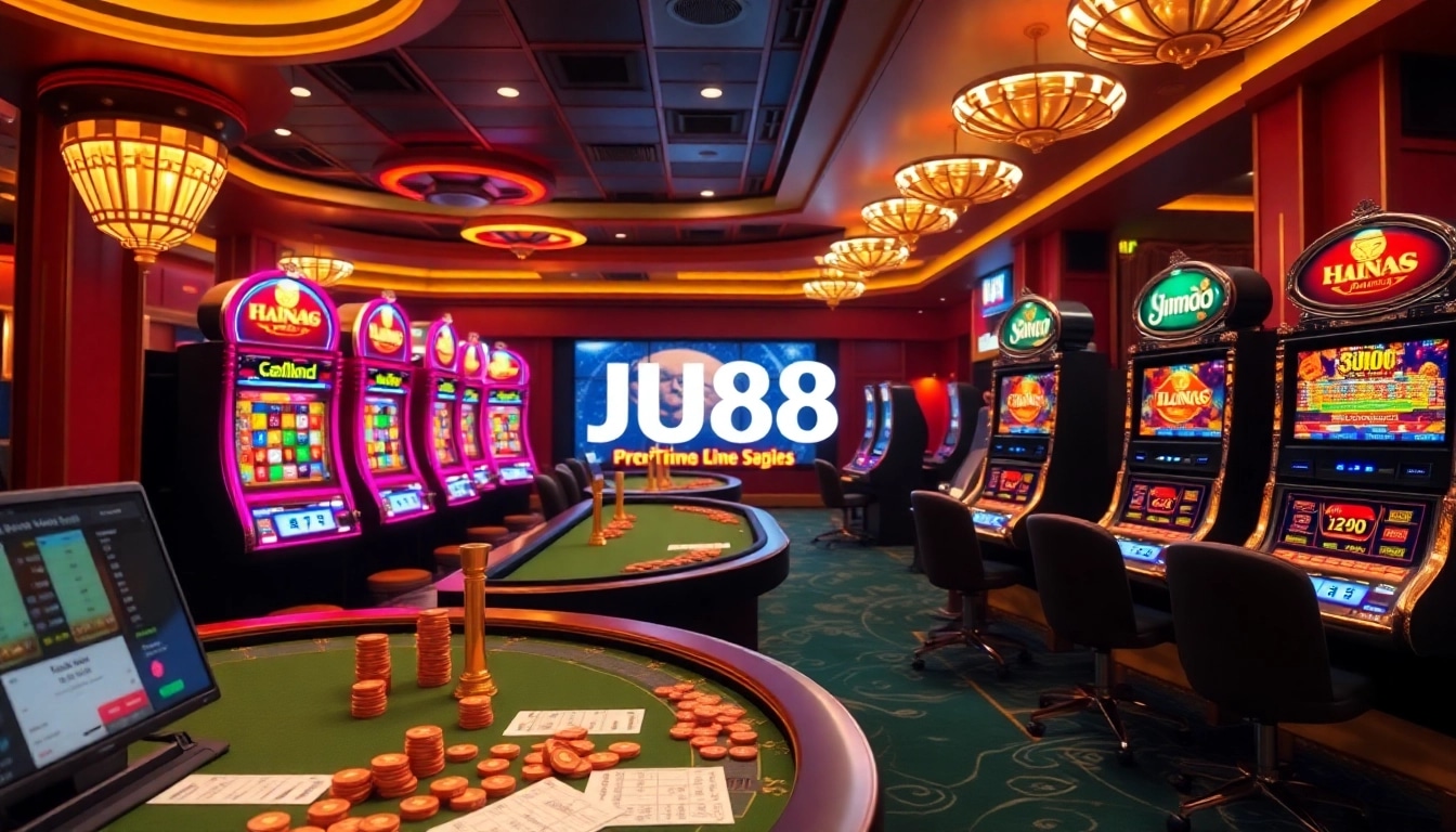 Experience thrilling online gambling at https://jun88.now/ with vibrant casino games and dynamic betting.