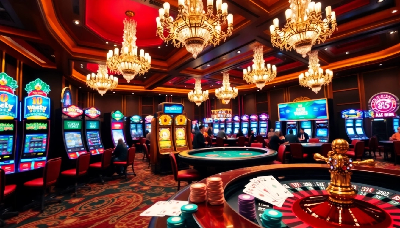 Experience the excitement of casino gaming at https://ax88.bid/ with vibrant slot machines and poker tables.