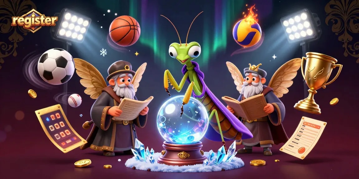 Register to enjoy fantastic gambling experiences with our vibrant casino illustration