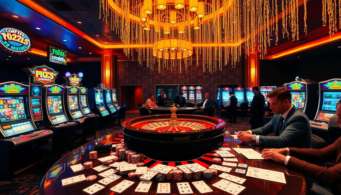 Experience thrilling gaming action at pg88 com with exciting casino tables and vibrant slot machines.