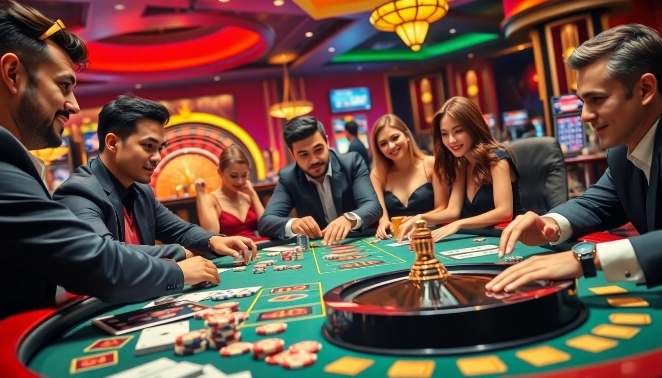 Experience thrilling casino gameplay with TG88, featuring poker chips, cards, and roulette action.
