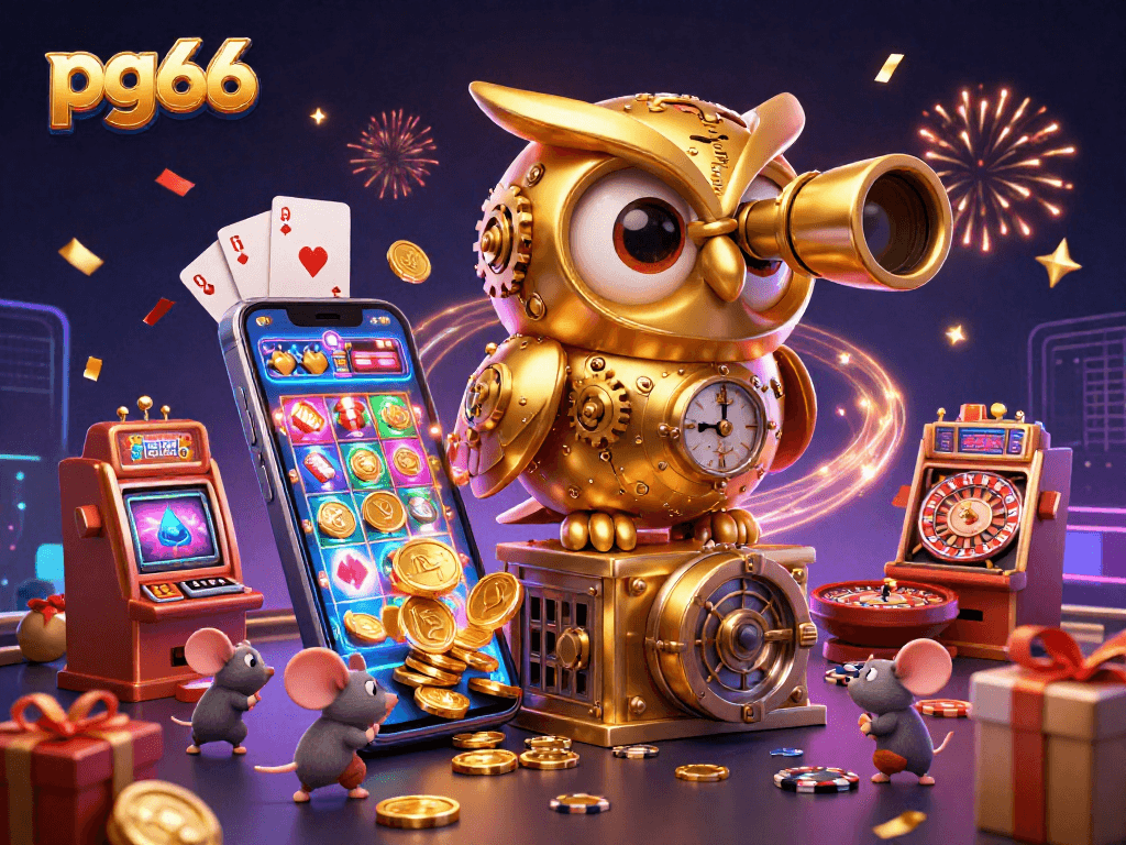 Experience thrilling gameplay at pg66 with 3D characters and vibrant casino elements