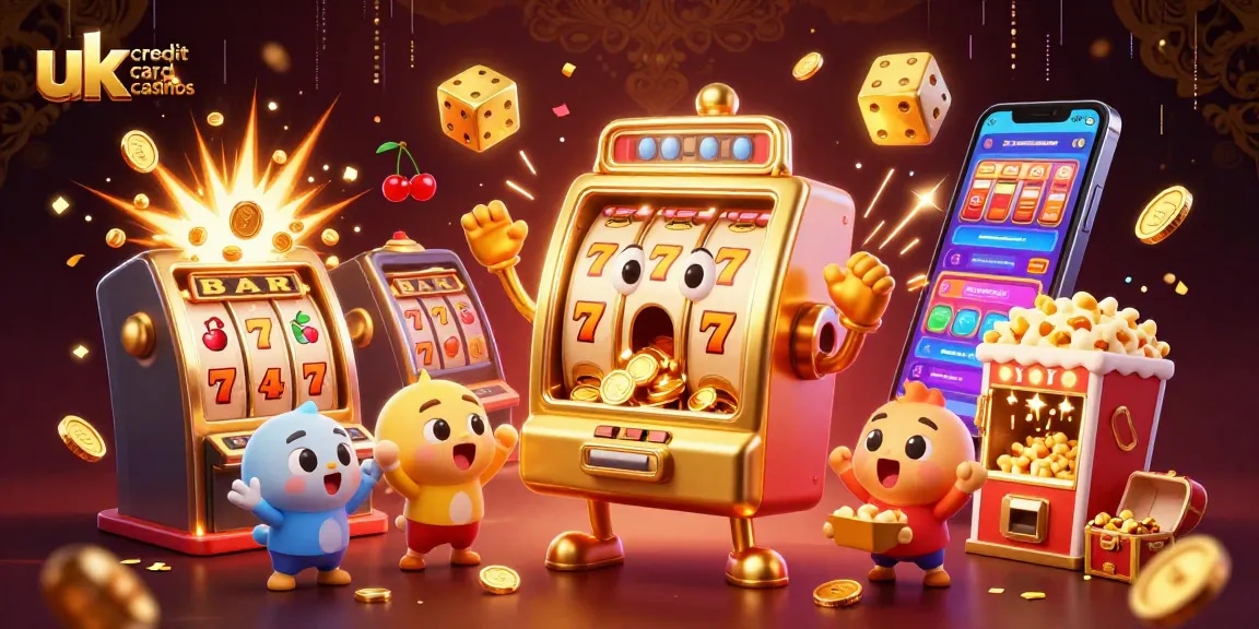 Engage with the excitement of uk credit card casinos featuring animated slot machines and thrilling gameplay.