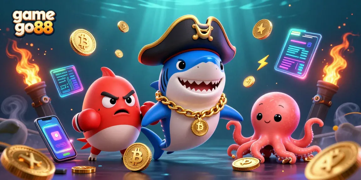 Experience thrilling moments in game go88 with vibrant characters and crypto elements.