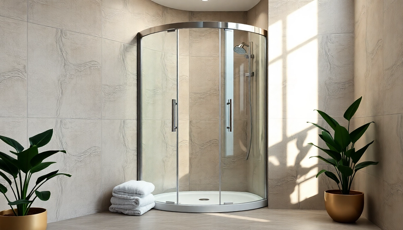 Erleben Sie die elegante dusche 100x100 in modernem Badezimmerdesign mit stilvollen Oberflächen.
