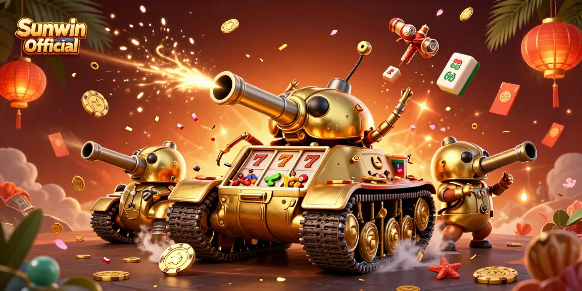 Experience thrilling gameplay with Sunwin Official in a vibrant casino-themed scene.