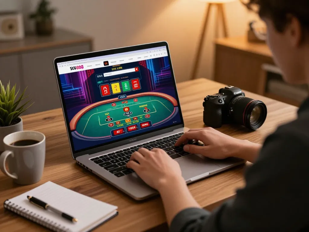 Engaging online gaming scene showcasing SC88 LINK live dealer gameplay experience.