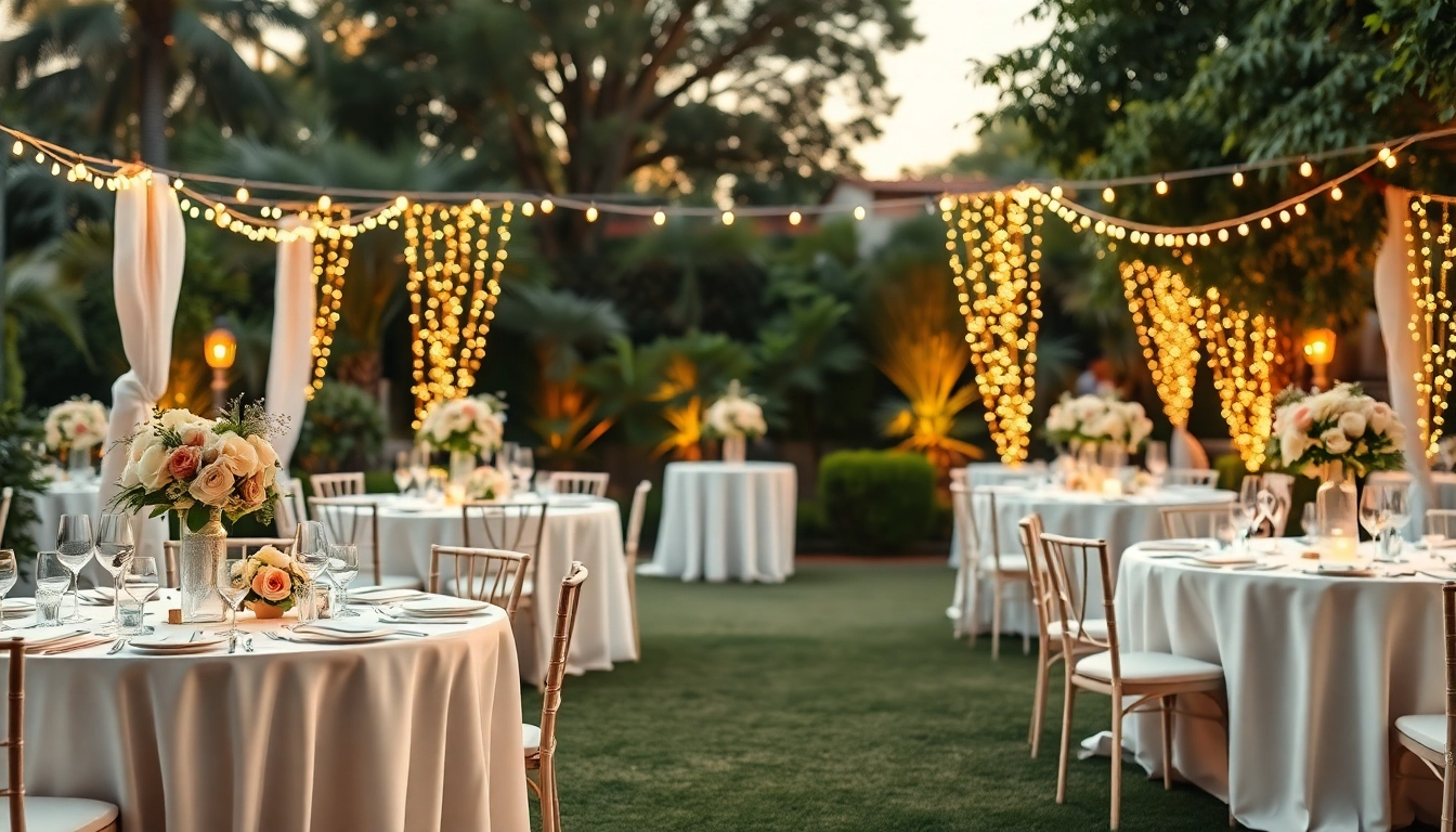 Plan a stunning outdoor event with elegance at https://www.casablancahire.co.uk/ featuring exquisite table settings.
