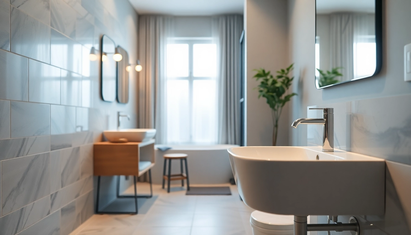 Transform your space with a skilled bathroom fitter Manchester showcasing modern renovation features.