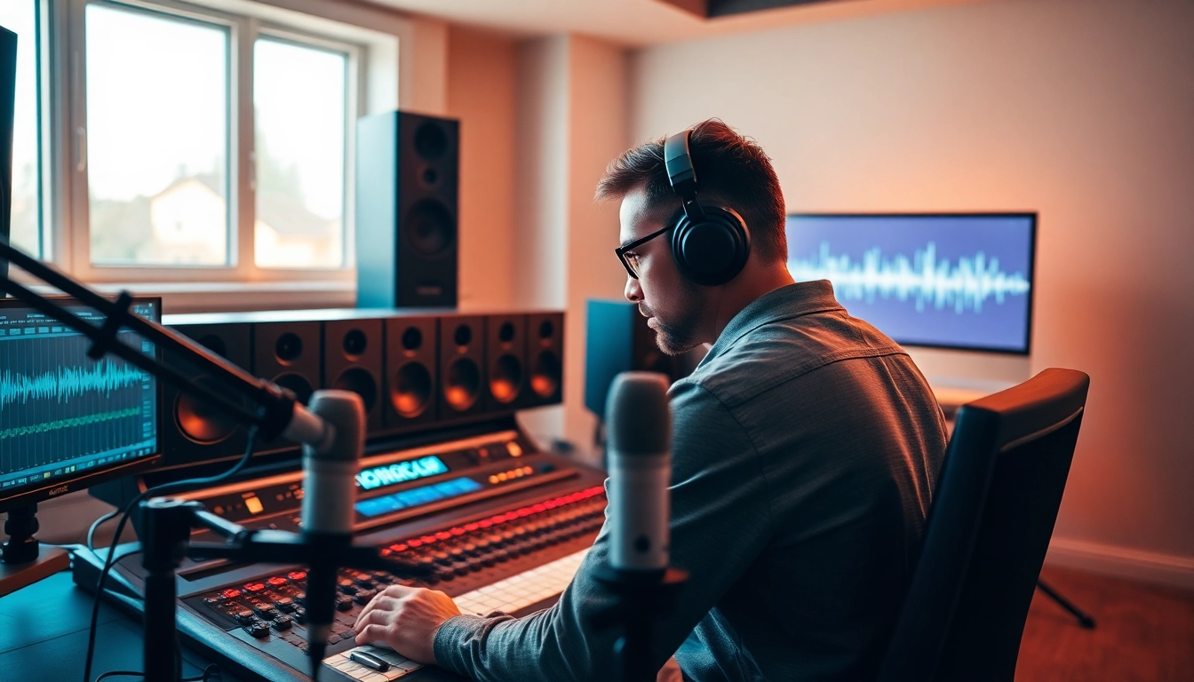 Engage with online mastering services through a dedicated audio engineer in a professional studio.