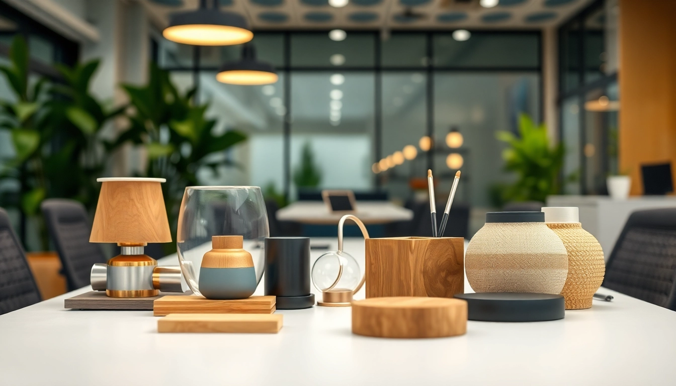 Engaging display of innovative furniture accessories by a leading Furniture Accessories Supplier in a sophisticated office setting.