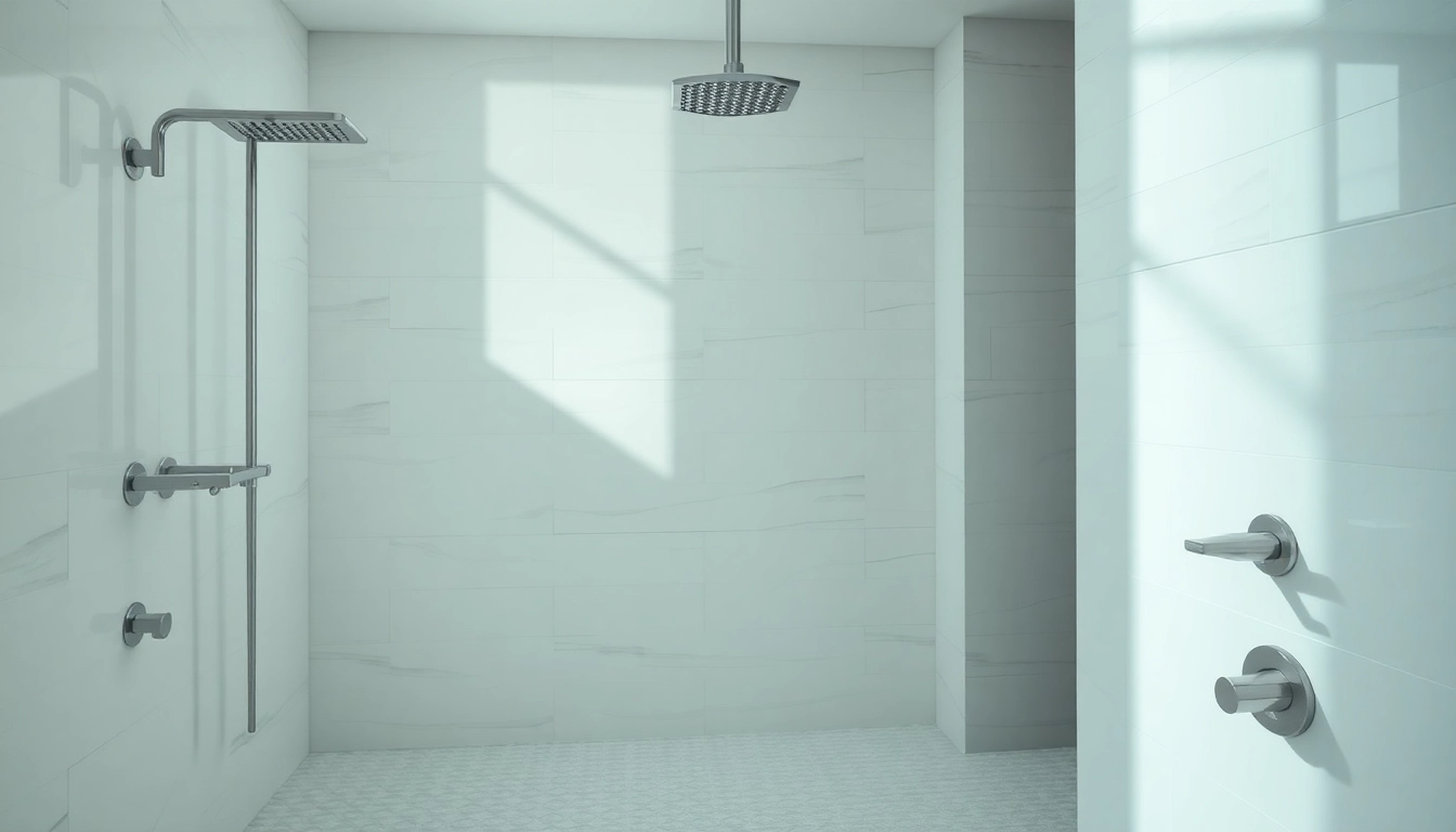 Experience elegant showers with modern designs in a stylish bathroom setting.