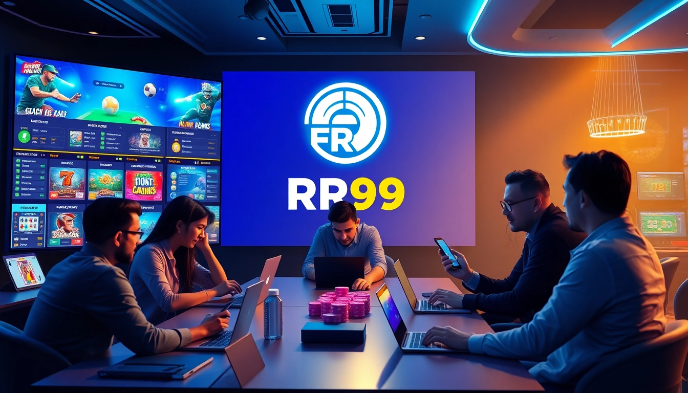 Online betting interface featuring Nhà cái RR99, showcasing diverse gaming options and user engagement.
