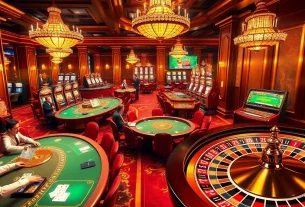 Experience thrilling gameplay at rikvip.gb.net with vibrant casino tables, slot machines, and poker action.