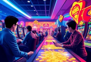 Experience the excitement of online gaming with ev88win.live, showcasing vibrant casino games in a digital environment.