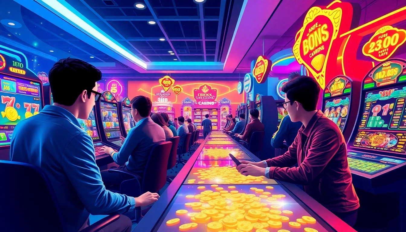 Experience the excitement of online gaming with ev88win.live, showcasing vibrant casino games in a digital environment.