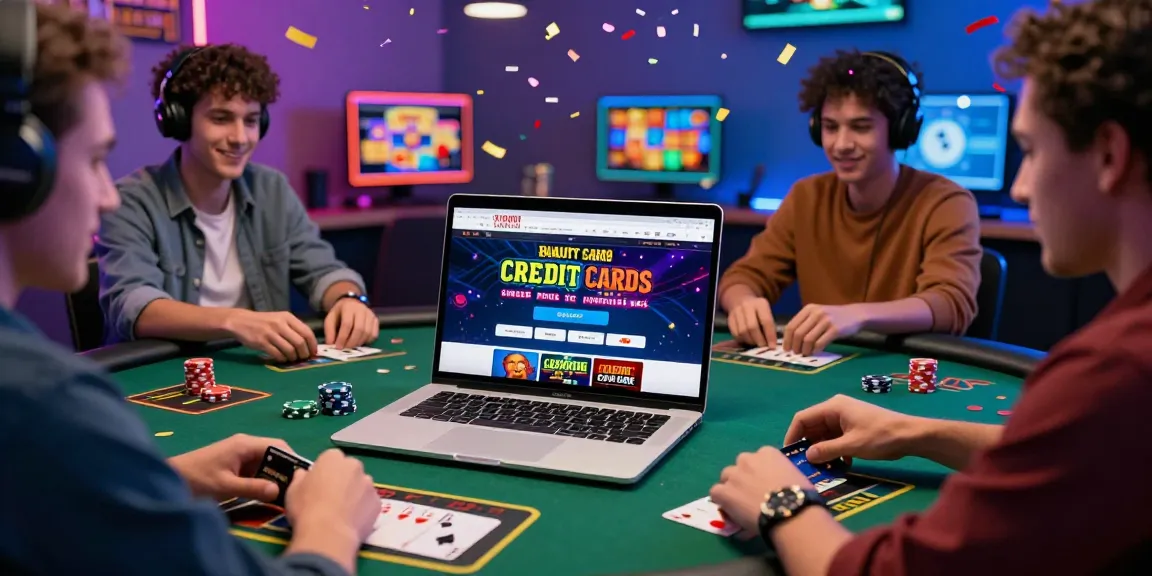 Engaged players at home enjoying casinos that accept credit cards with vibrant online games and festive atmosphere.